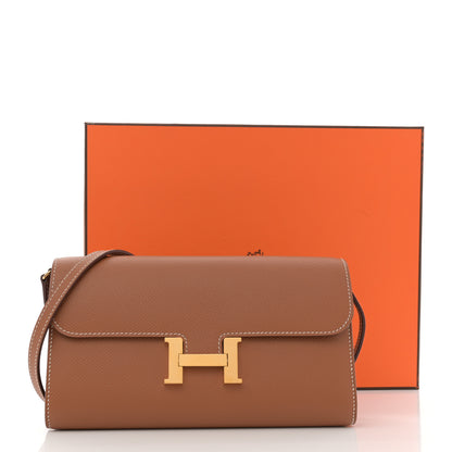 Hermes Epsom Constance Long Wallet To Go Gold 11 of 11