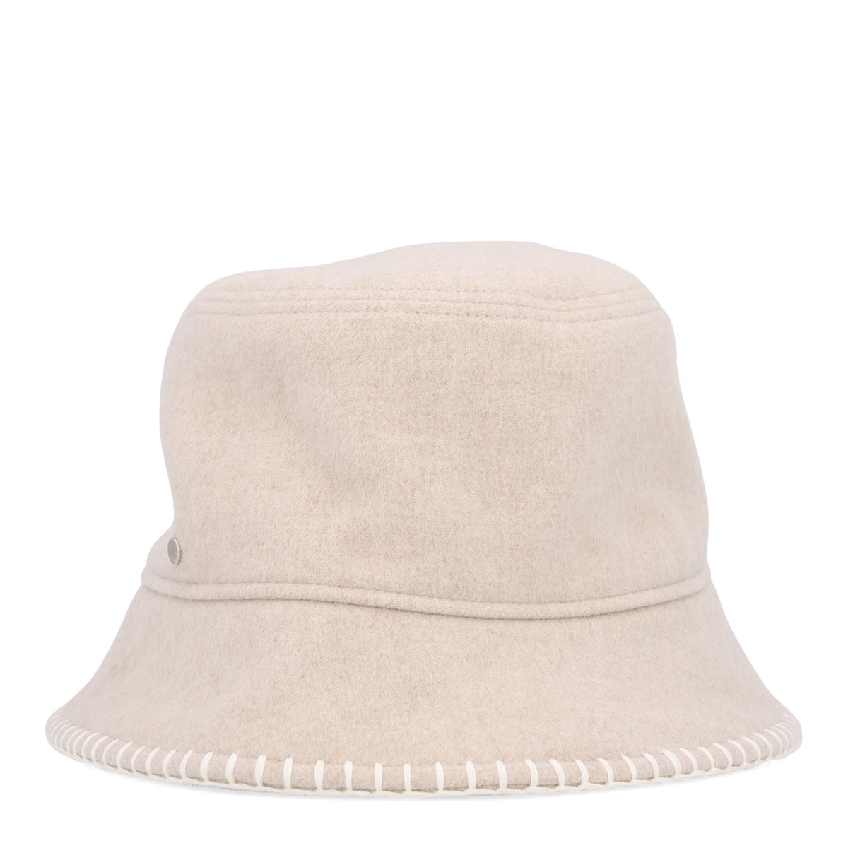 Hermes Wool Cashmere Harper H Point Avalon Bucket Hat 59 Corde Ecru 4 of 10