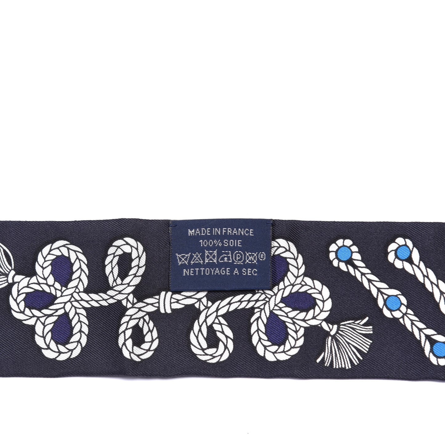 Silk Galons Et Brandebourg Twilly Indigo Rouge Vif Marine