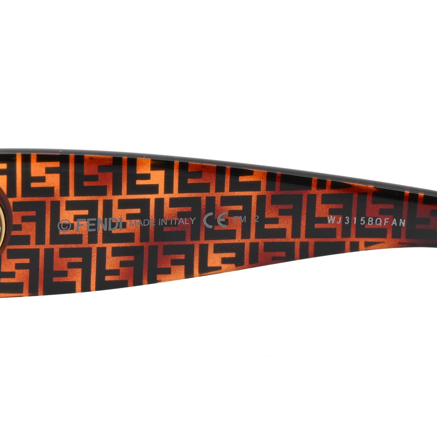Fendi Acetate F is Fendi FF 51mm Cat Eye Sunglasses 0327/S Tortoise Camouflage 5 of 6