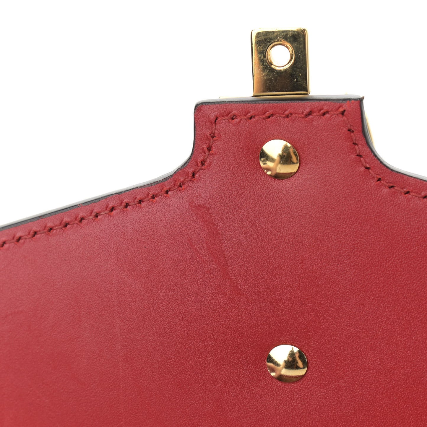 Calfskin Small Sylvie Shoulder Bag Hibiscus Red