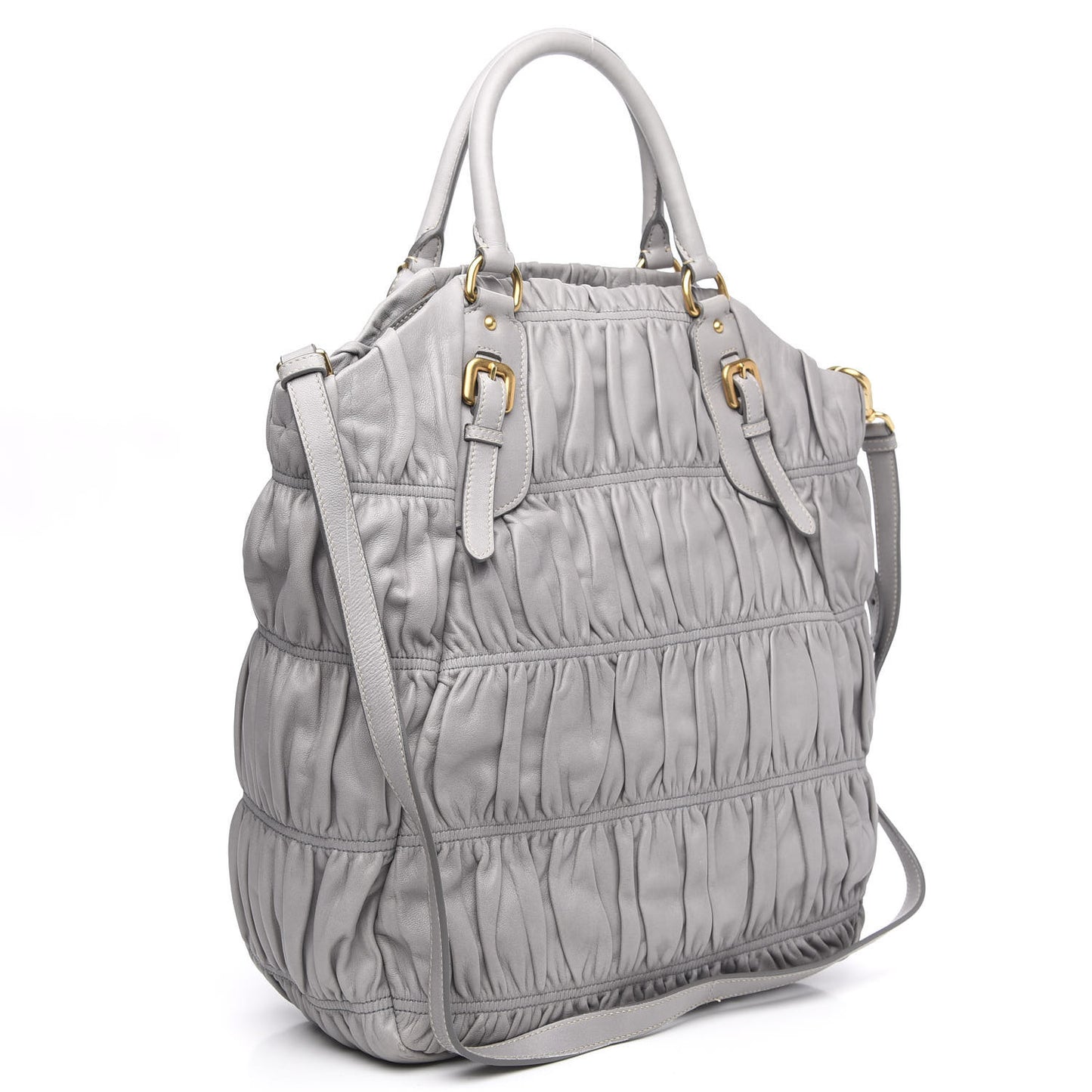 Nappa Gaufre Tote Pomice