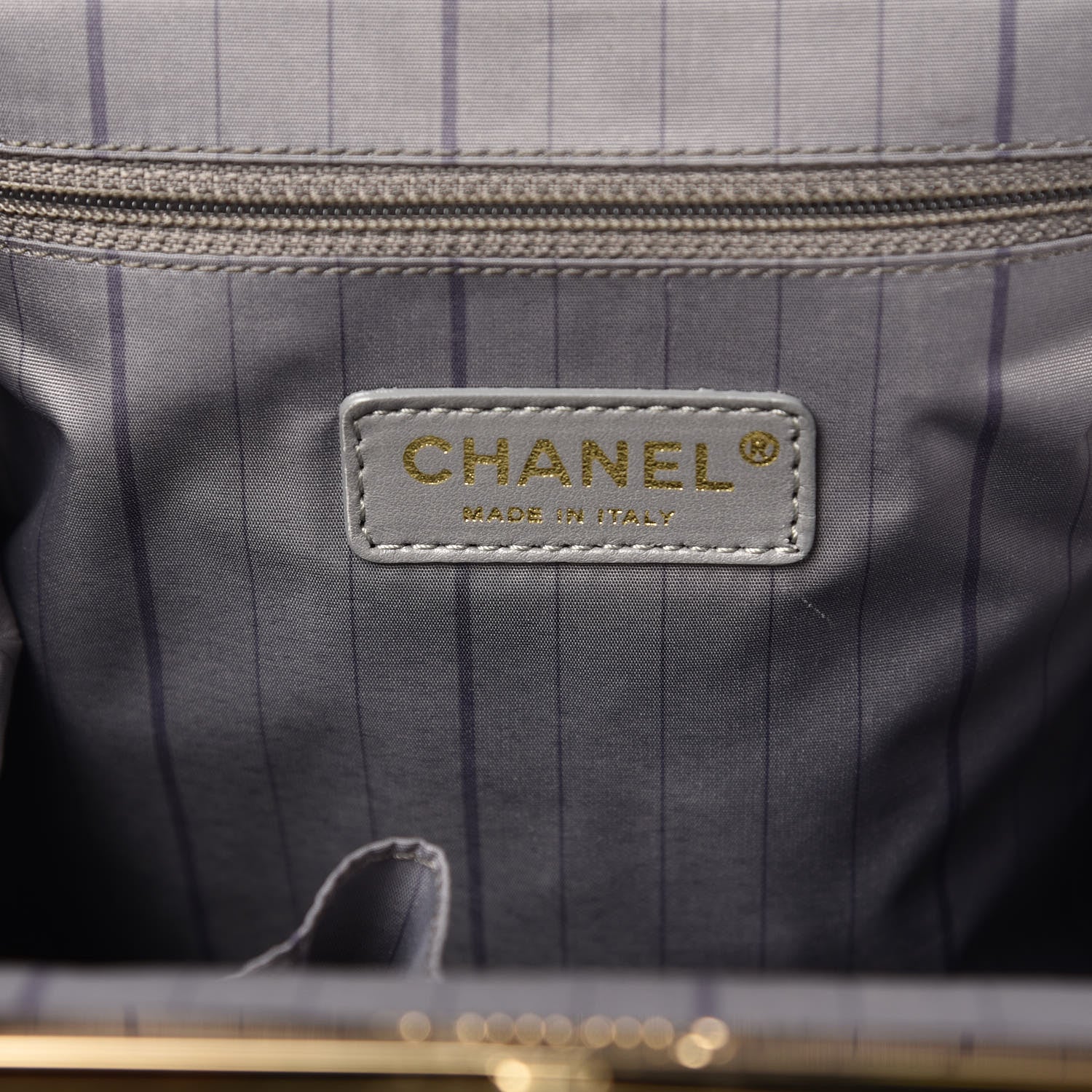 Chanel Glazed Calfskin Quilted Mademoiselle Large Frame Bag Black 6 of 10