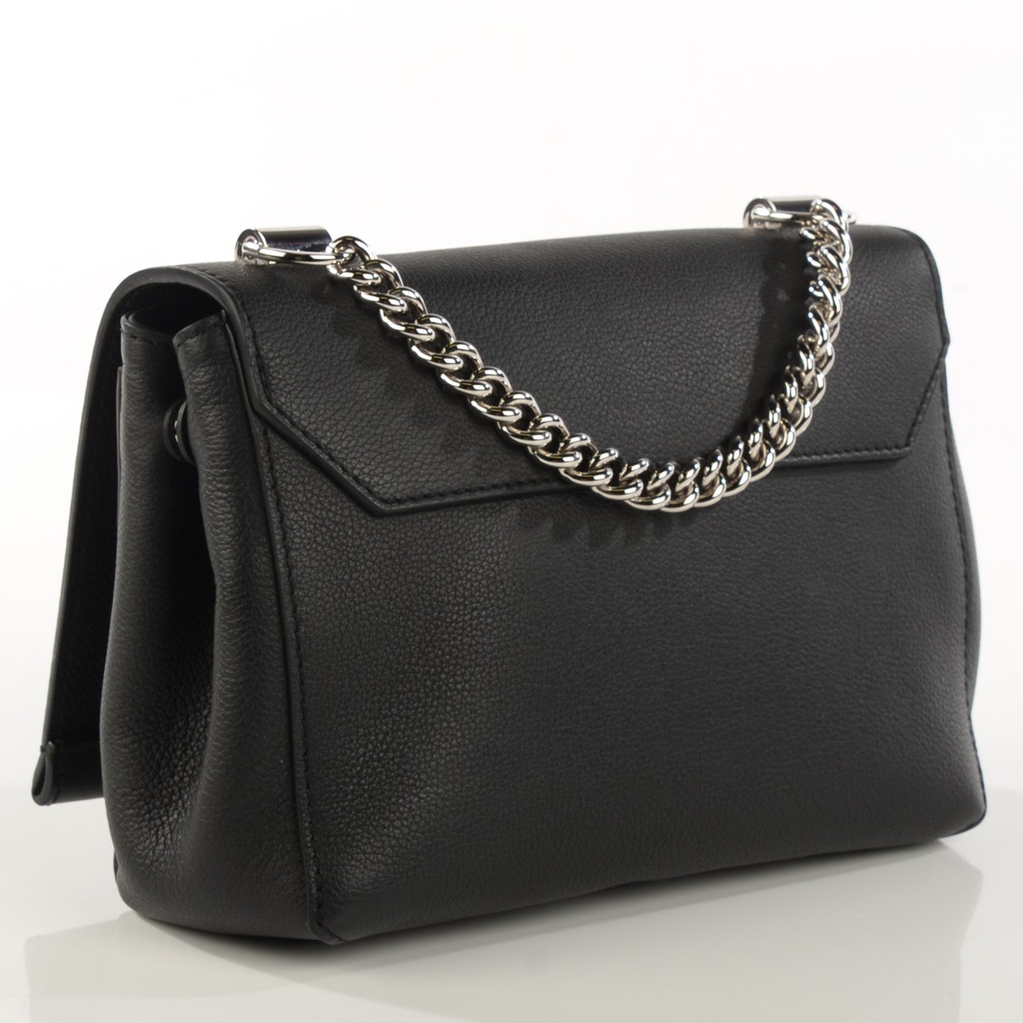 Calfskin Lockme II Chain Bag BB Black