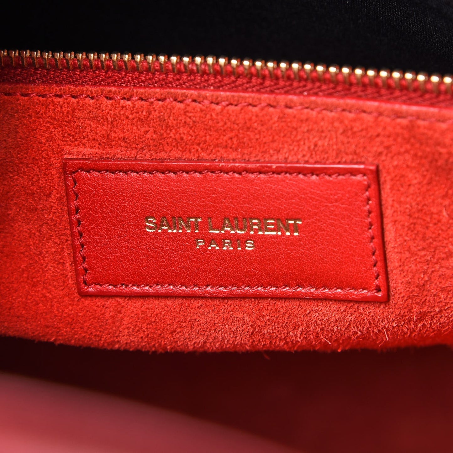 Grained Calfskin Small Sac De Jour Lipstick Red
