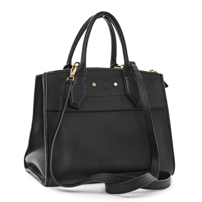 Louis Vuitton Taurillon City Steamer PM Black 3 of 9