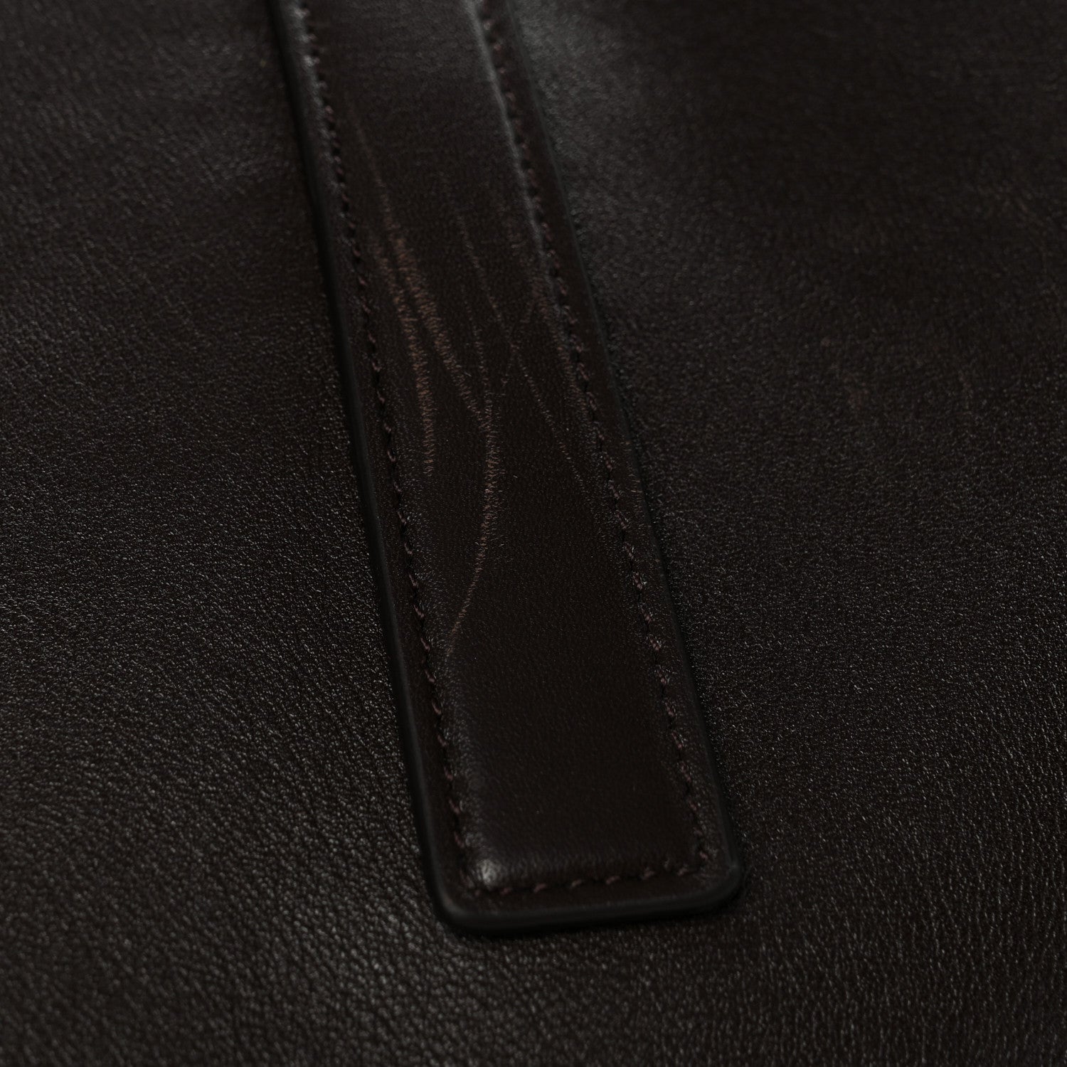 Salvatore Ferragamo Calfskin Large New Line Tote Testa Di Moro 12 of 12