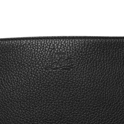 Christian Louboutin Calfskin Loubicute Charms Clutch Black 7 of 9