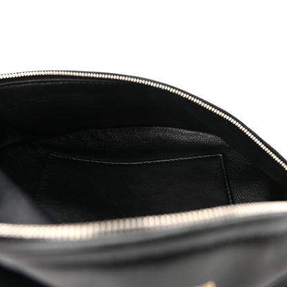 Balenciaga Canvas Jacquard Diagonal Allover Logo XS Souvenir Belt Bag Black 5 of 10