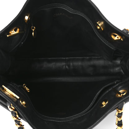 Chanel Lambskin Flap Shoulder Bag Black 5 of 9