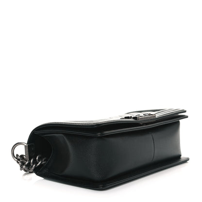 Chanel Caviar Quilted Medium Boy Flap Black 4 of 9