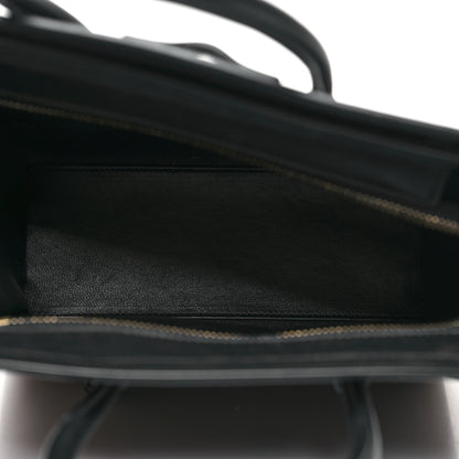 Celine Smooth Calfskin Nano Luggage Black 5 of 12
