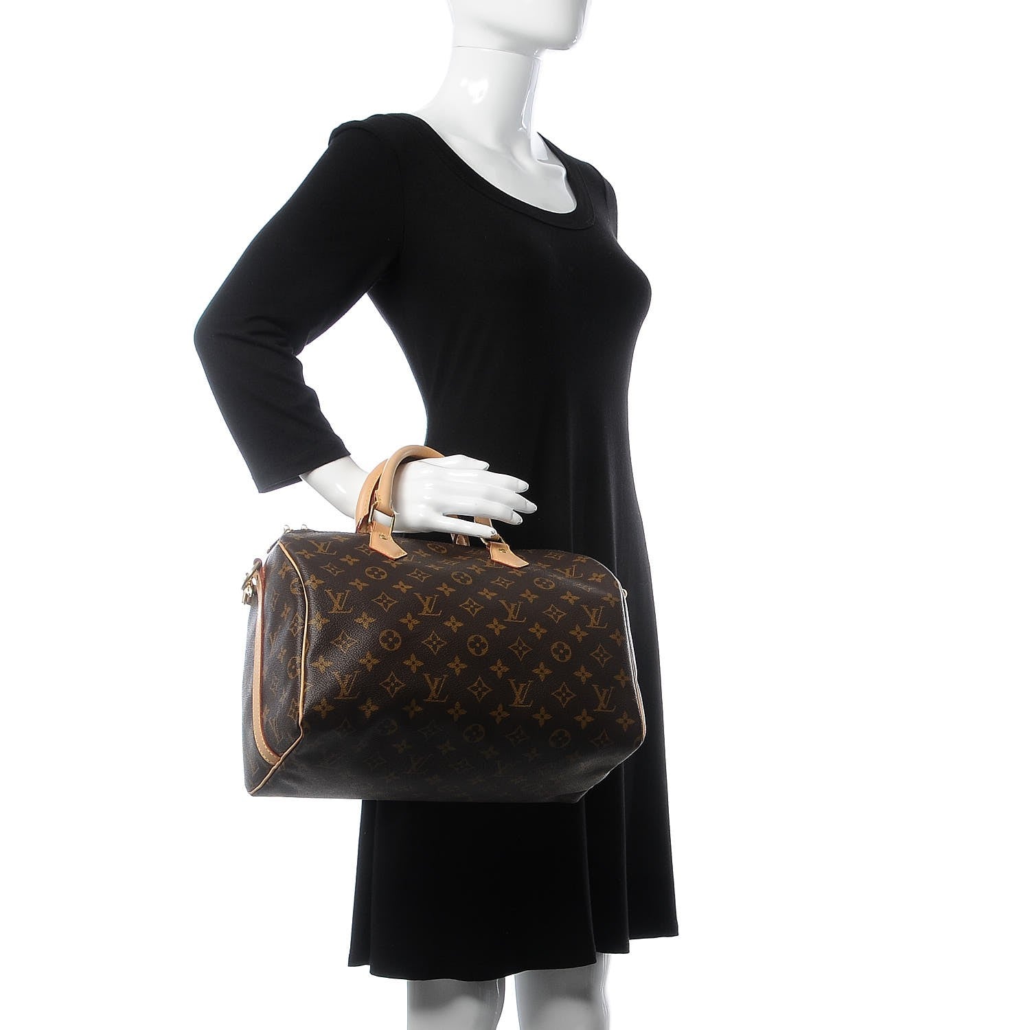 Louis Vuitton Monogram Speedy Bandouliere 30 3 of 9