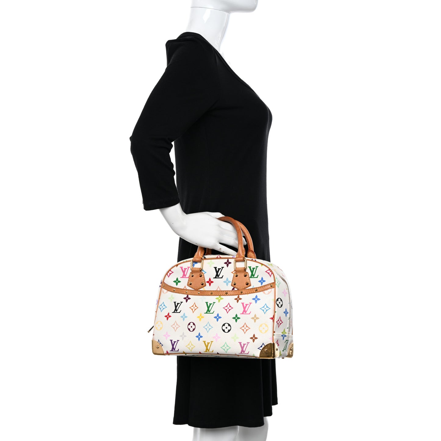 Monogram Multicolor Trouville White