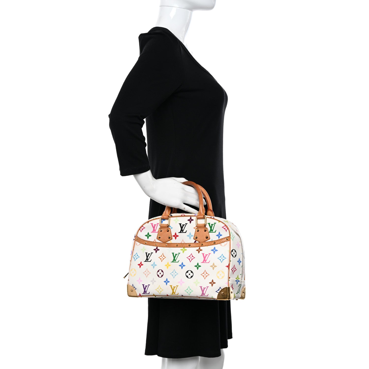 Louis Vuitton Monogram Multicolor Trouville White 2 of 17