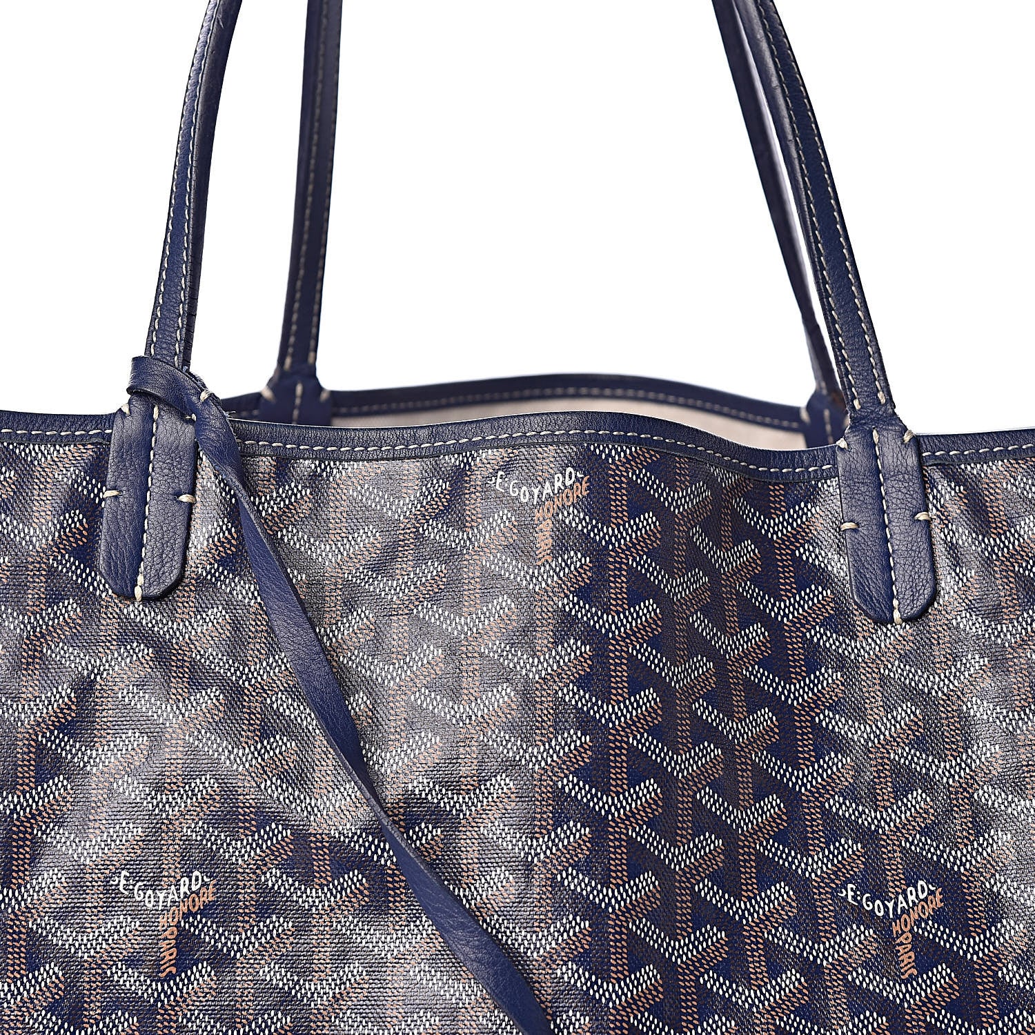 Goyard Goyardine Saint Louis GM Navy 9 of 11