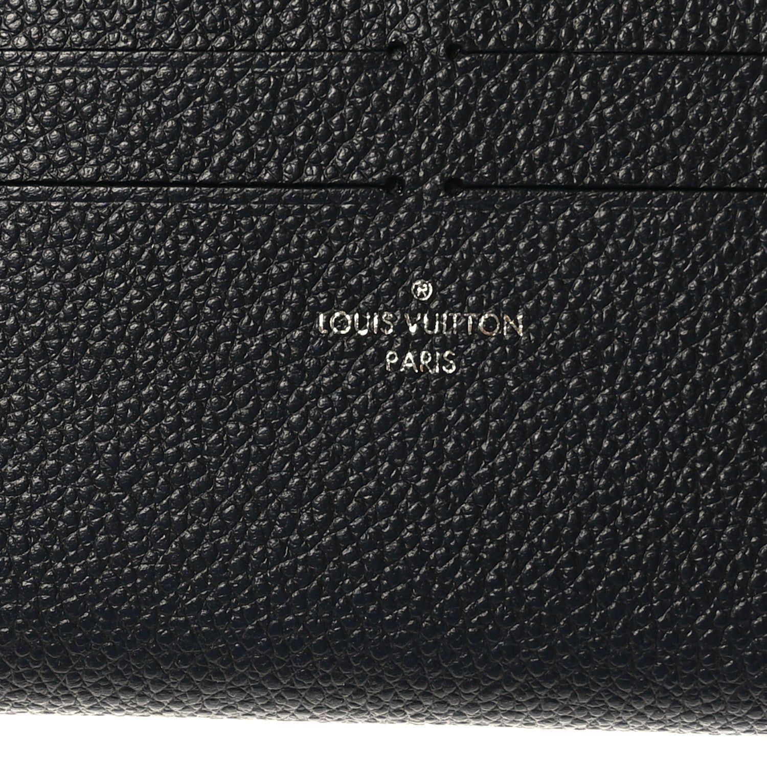 Louis Vuitton Calfskin Felicie Chain Wallet Card Holder Insert Black 6 of 6