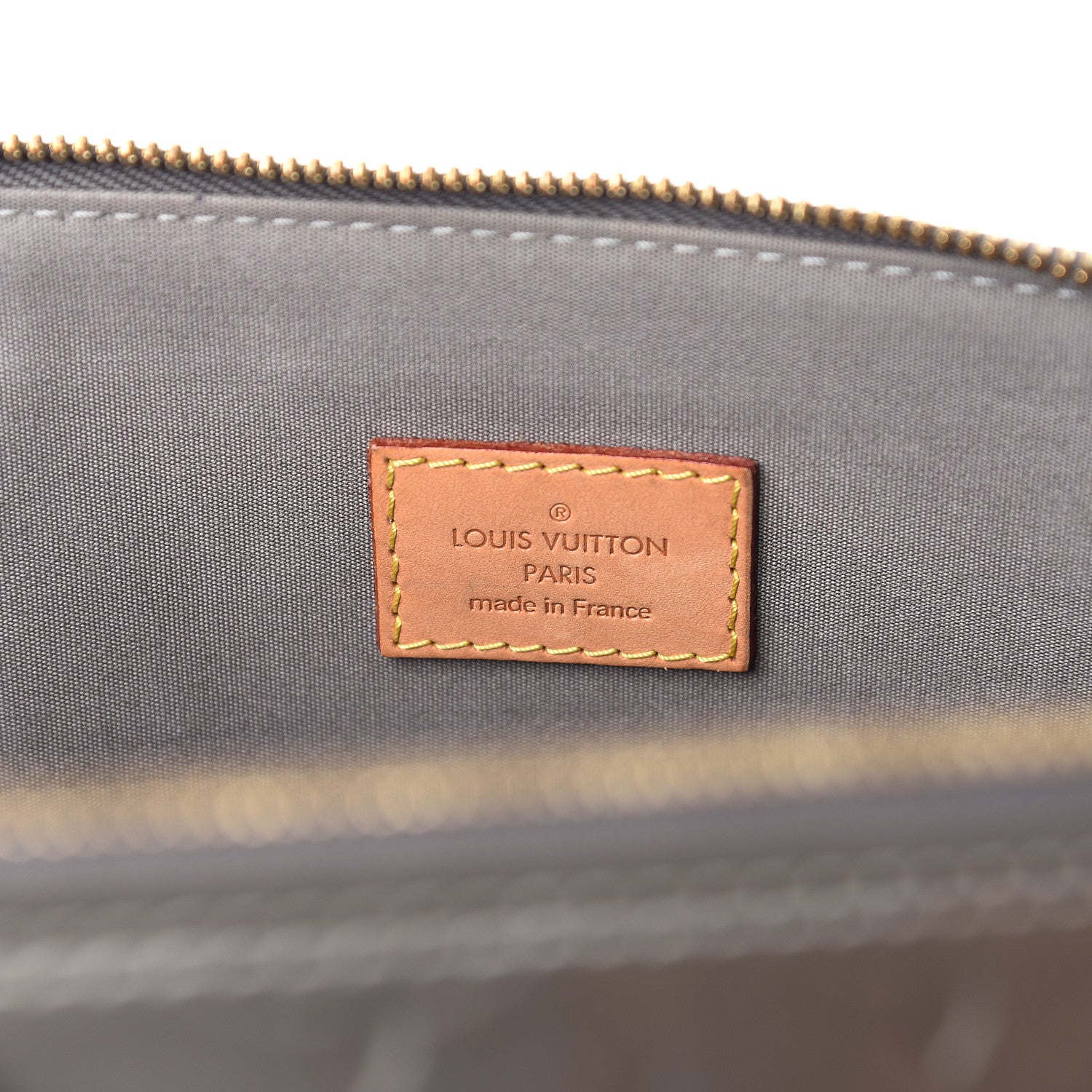 Louis Vuitton Vernis Alma GM Gris Art Deco 6 of 12