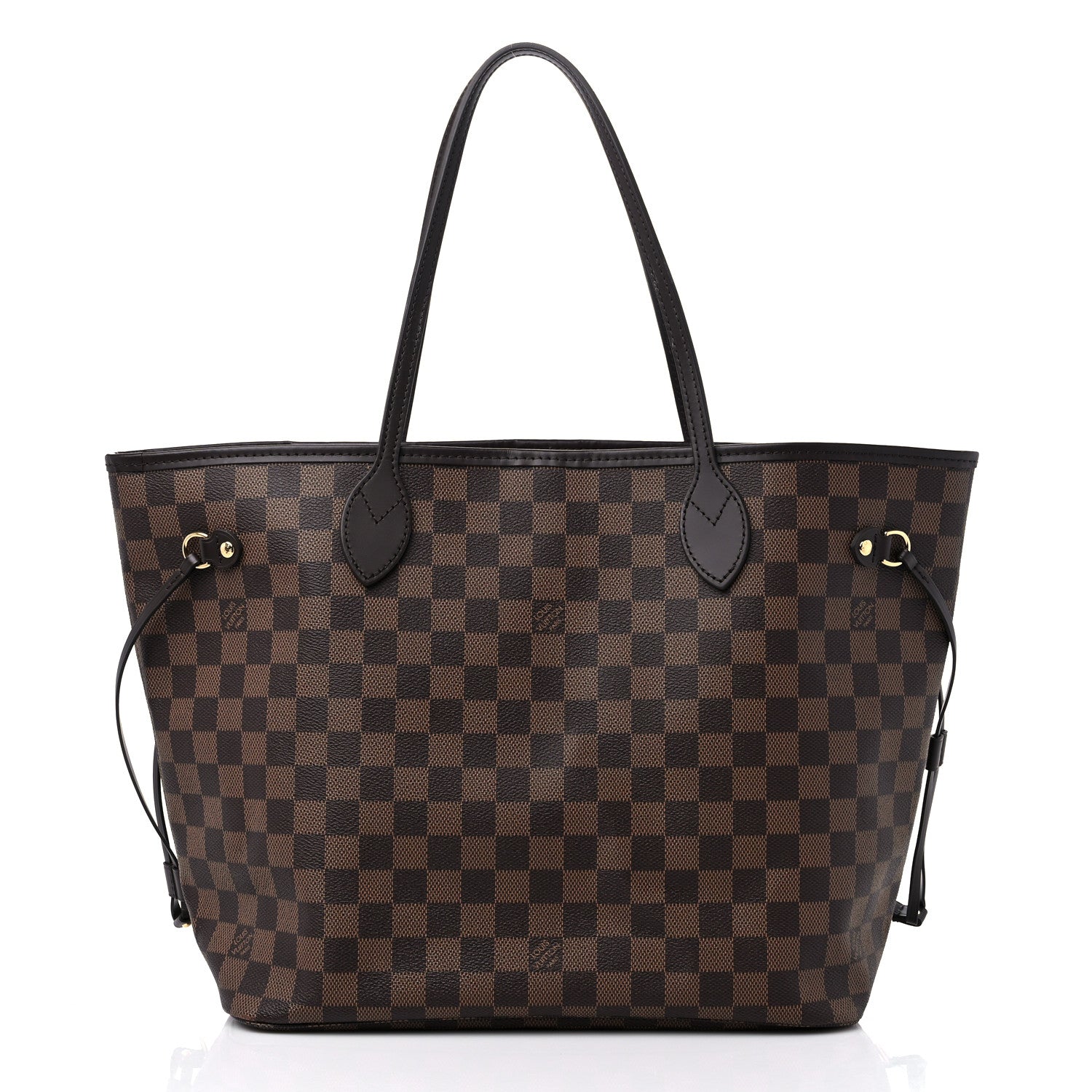 Louis Vuitton Damier Ebene Neo Neverfull MM Rose Ballerine 3 of 13