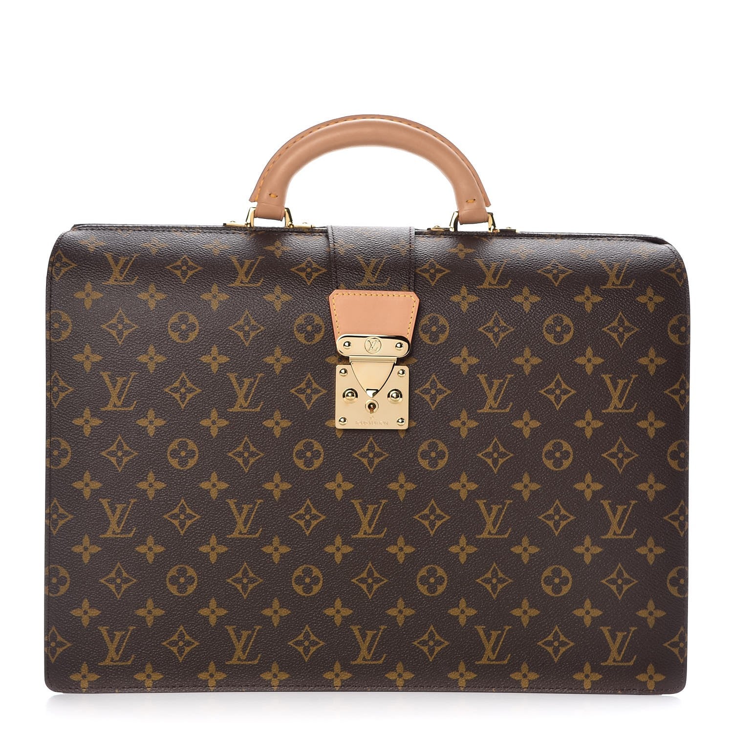 Louis Vuitton Monogram Serviette Fermoir NM Briefcase 1 of 9