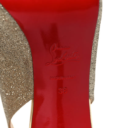 Christian Louboutin Glitter No Prive 120 Pumps 38 Gold 7 of 11