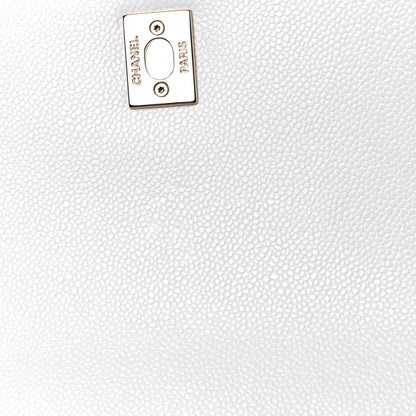 Chanel Caviar Quilted Small Business Affinity Flap White 10 of 11