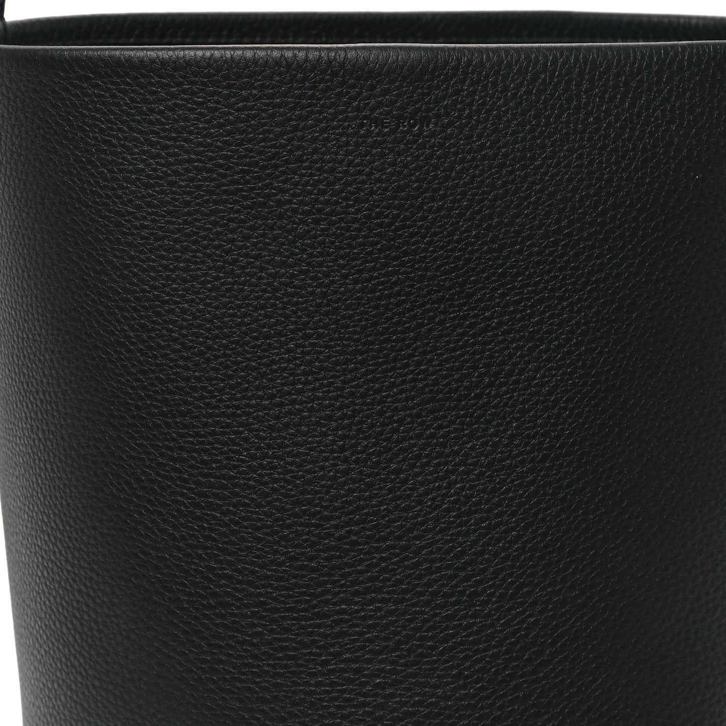 Grained Calfskin Medium N/S Park Tote Black