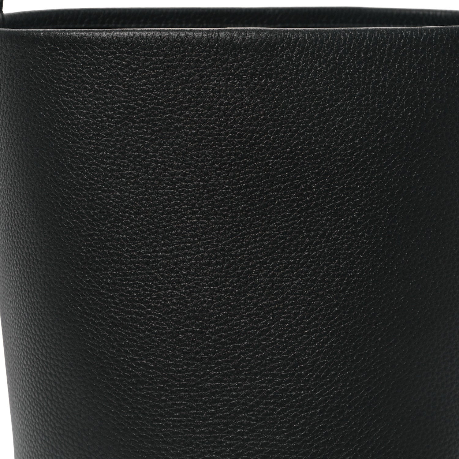 The Row Grained Calfskin Medium N/S Park Tote Black 8 of 11