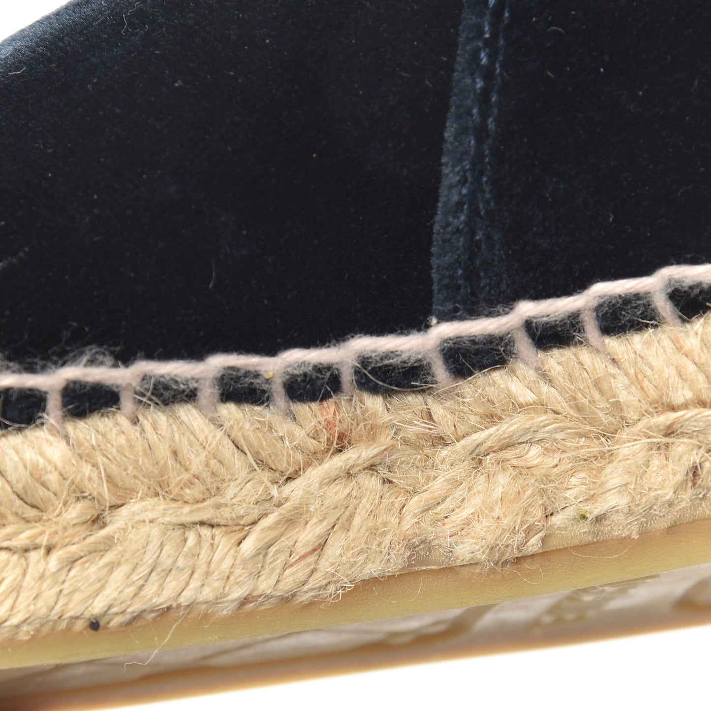 Velvet CC Espadrilles 36 Dark Navy Black