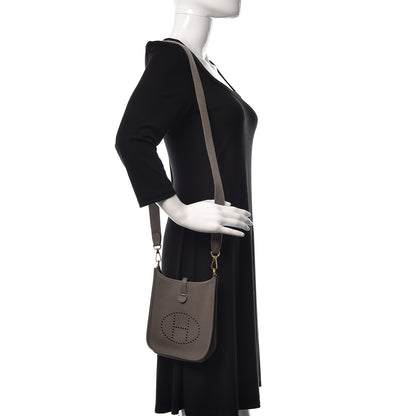 Hermes Taurillon Clemence Evelyne TPM Etain 2 of 7