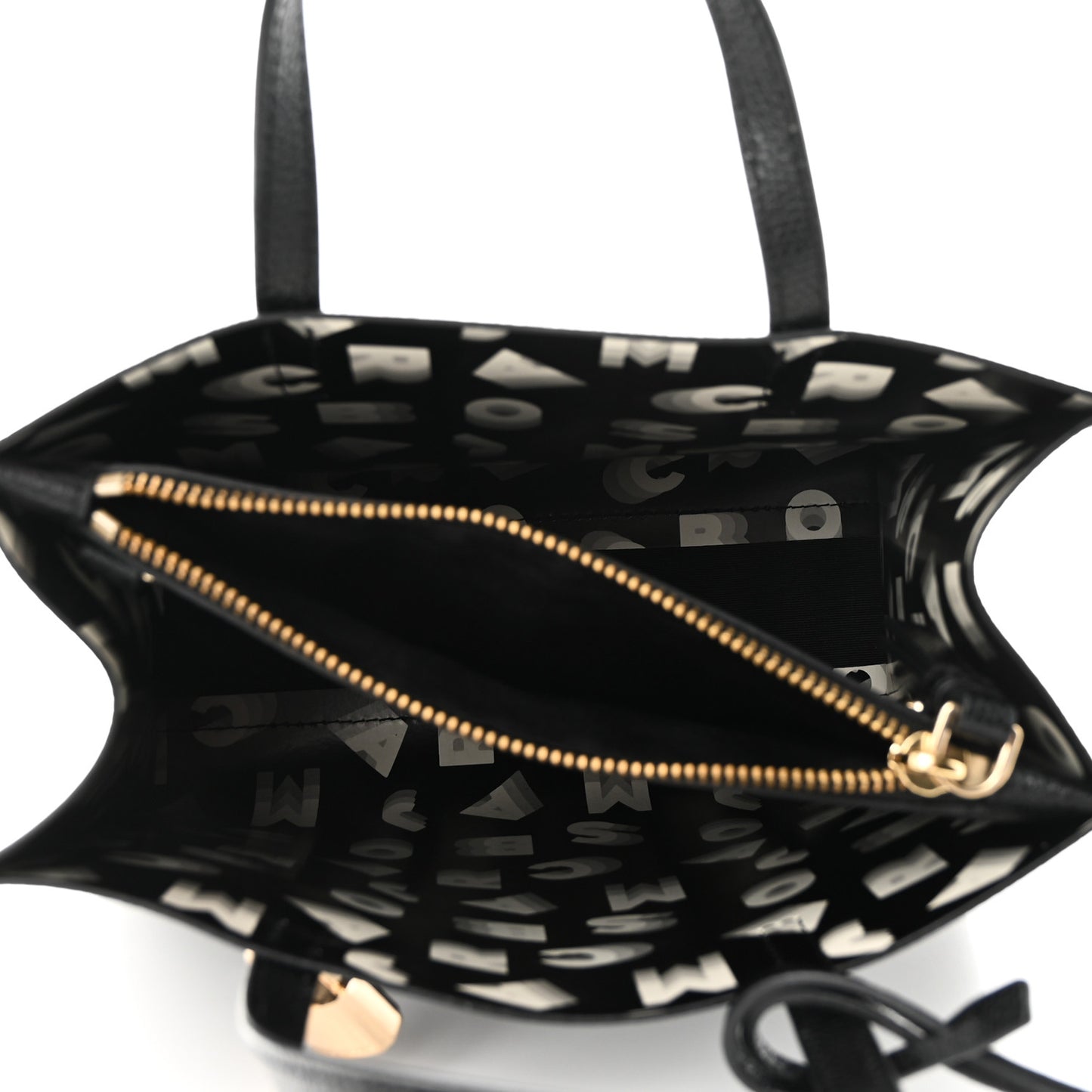 Calfskin Mini Grind Tote Bag Black