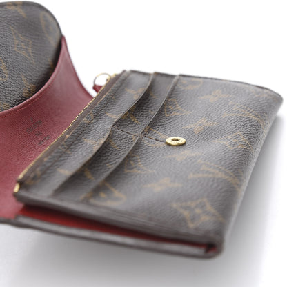 Louis Vuitton Monogram Emilie Wallet Red 7 of 11