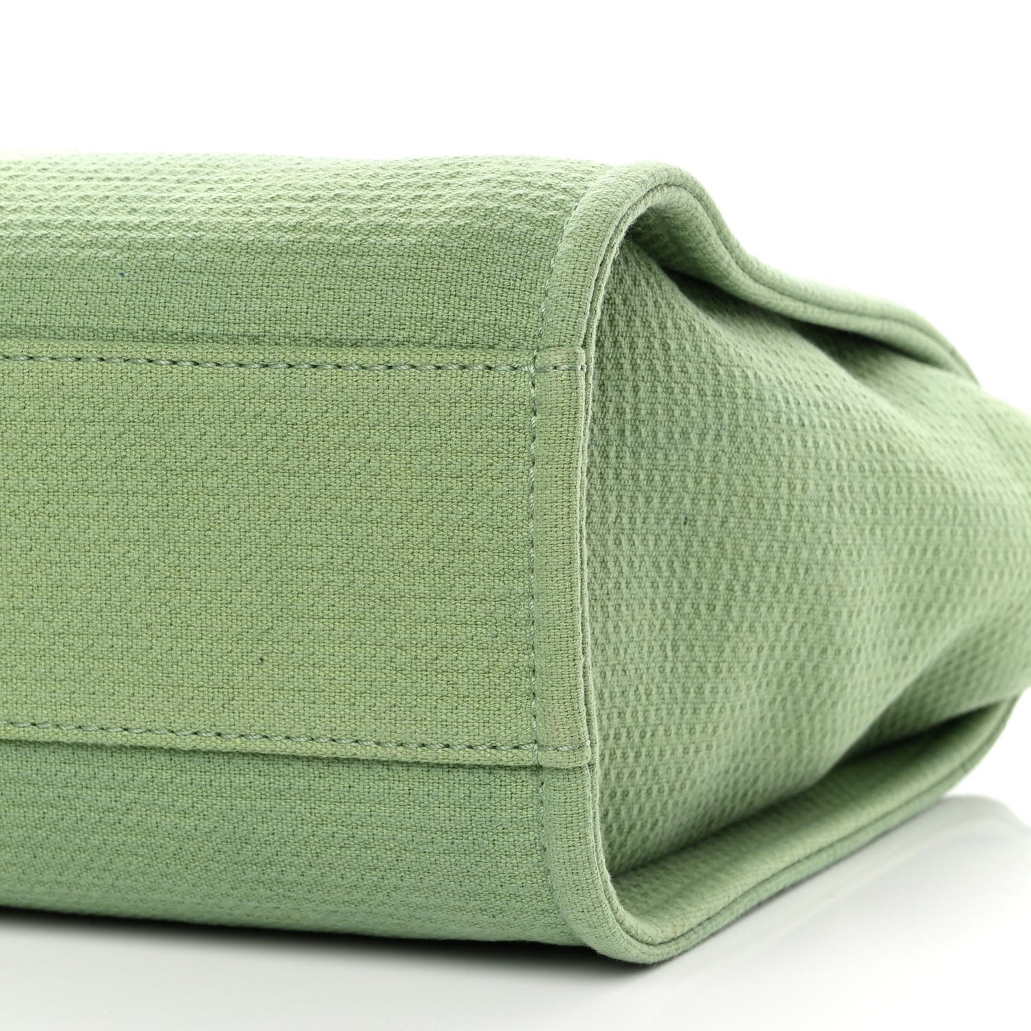 Chanel Mixed Fibers Small Deauville Tote Green 11 of 12