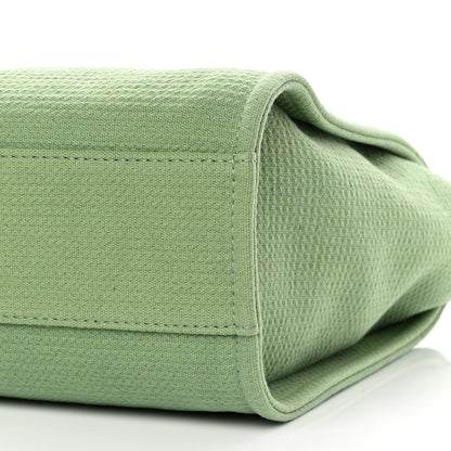 Chanel Mixed Fibers Small Deauville Tote Green 11 of 12