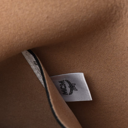 MCM Visetos Shopper Tote White 7 of 18