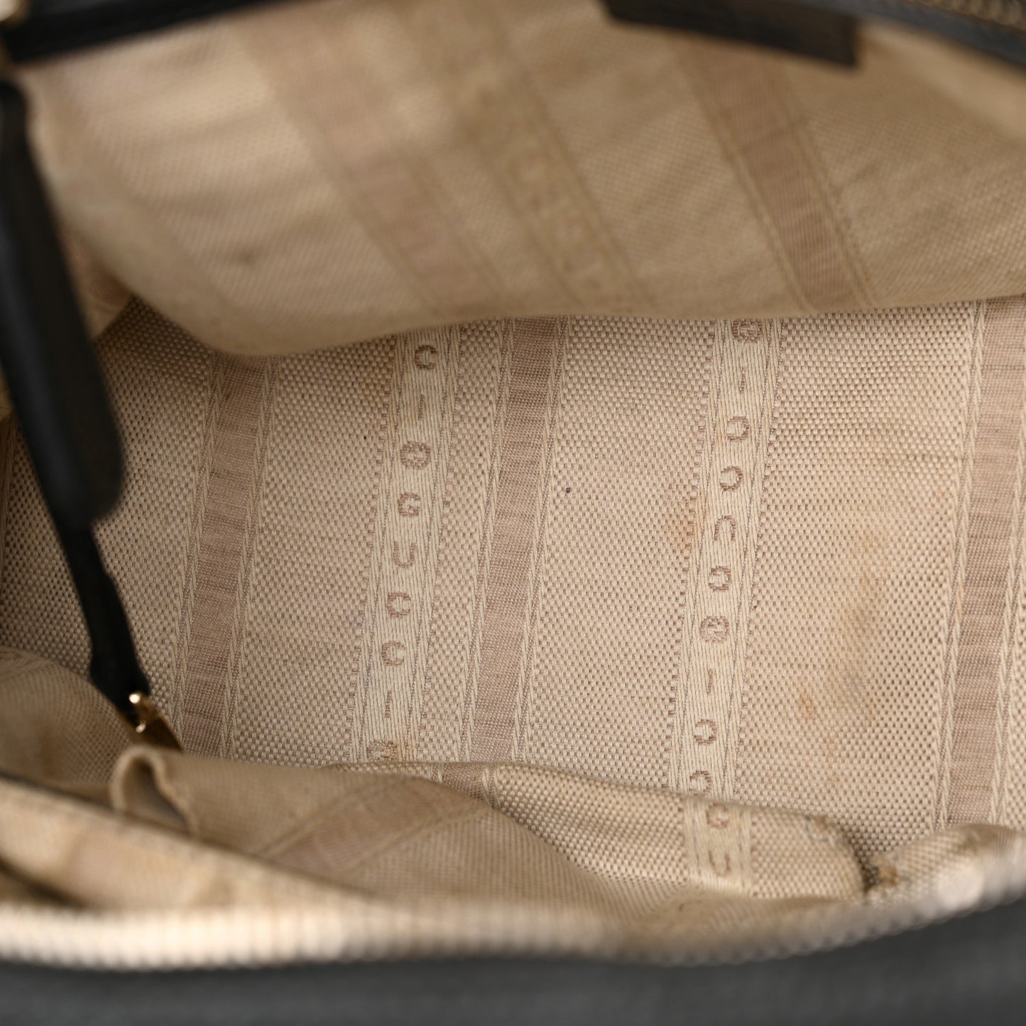 Dollar Calfskin Dome Bag Black