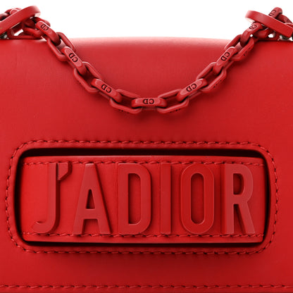 Christian Dior Ultra Matte Calfskin Mini J'Adior Chain Flap Bag Red 7 of 10