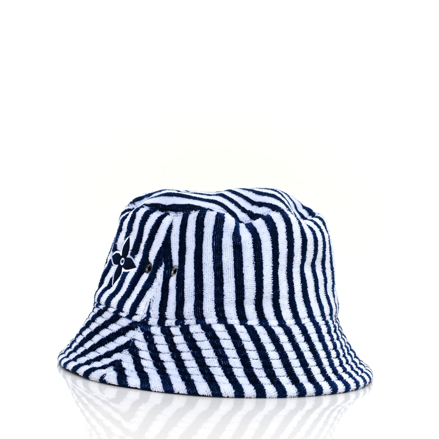 LV Graphical Reversible Bucket Hat Blue