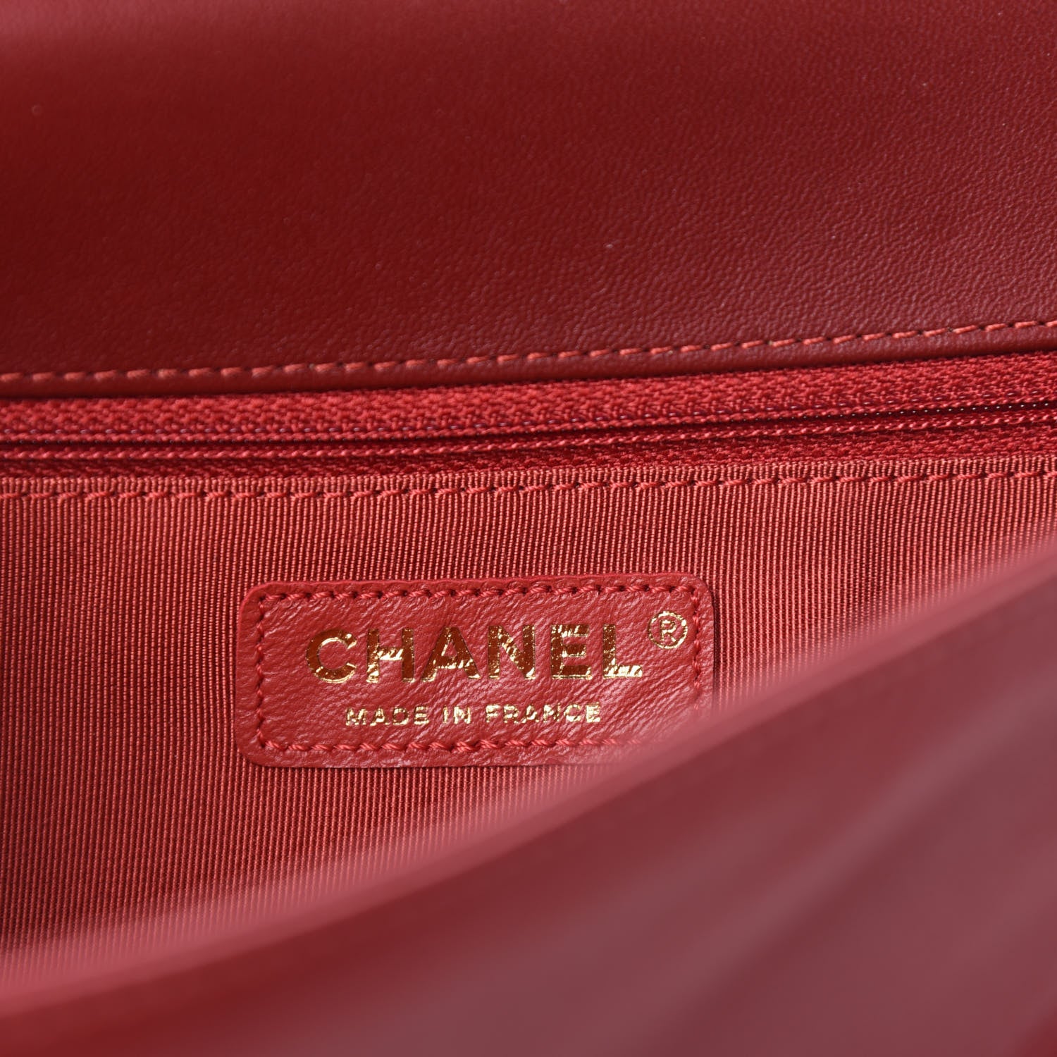 Chanel Lambskin Quilted New Medium Boy Flap Dark Red 8 of 11