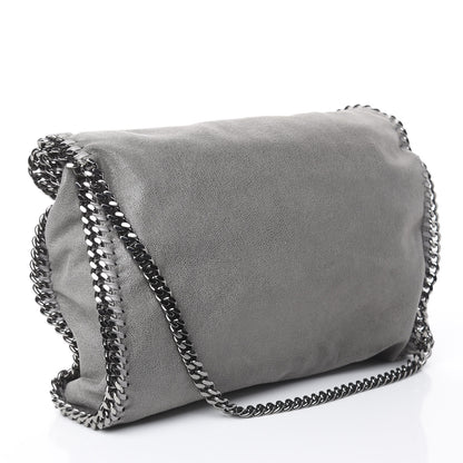 Stella McCartney Shaggy Deer Falabella Fold Over Tote Grey 2 of 7