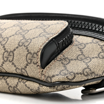 Gucci GG Supreme Monogram Belt Bag Black 9 of 12