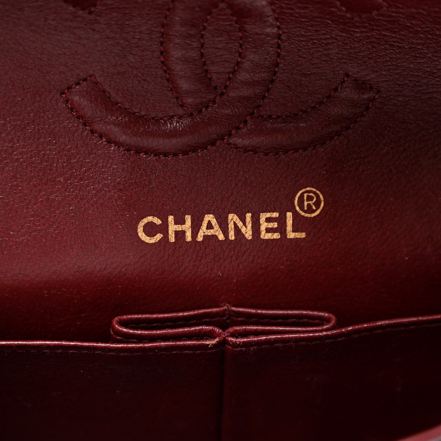 Lambskin Quilted Small Double Flap Black