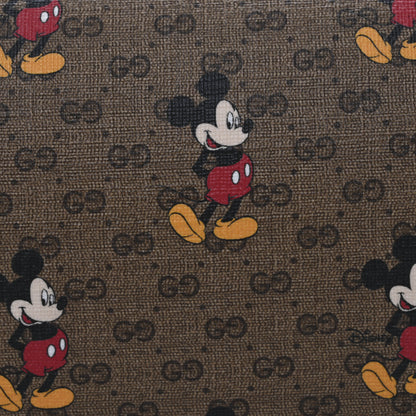 Gucci X DISNEY Mini Vintage GG Supreme Monogram Mickey Mouse Small Flap Messenger Bag Beige Vintage Sun Oil 8 of 13