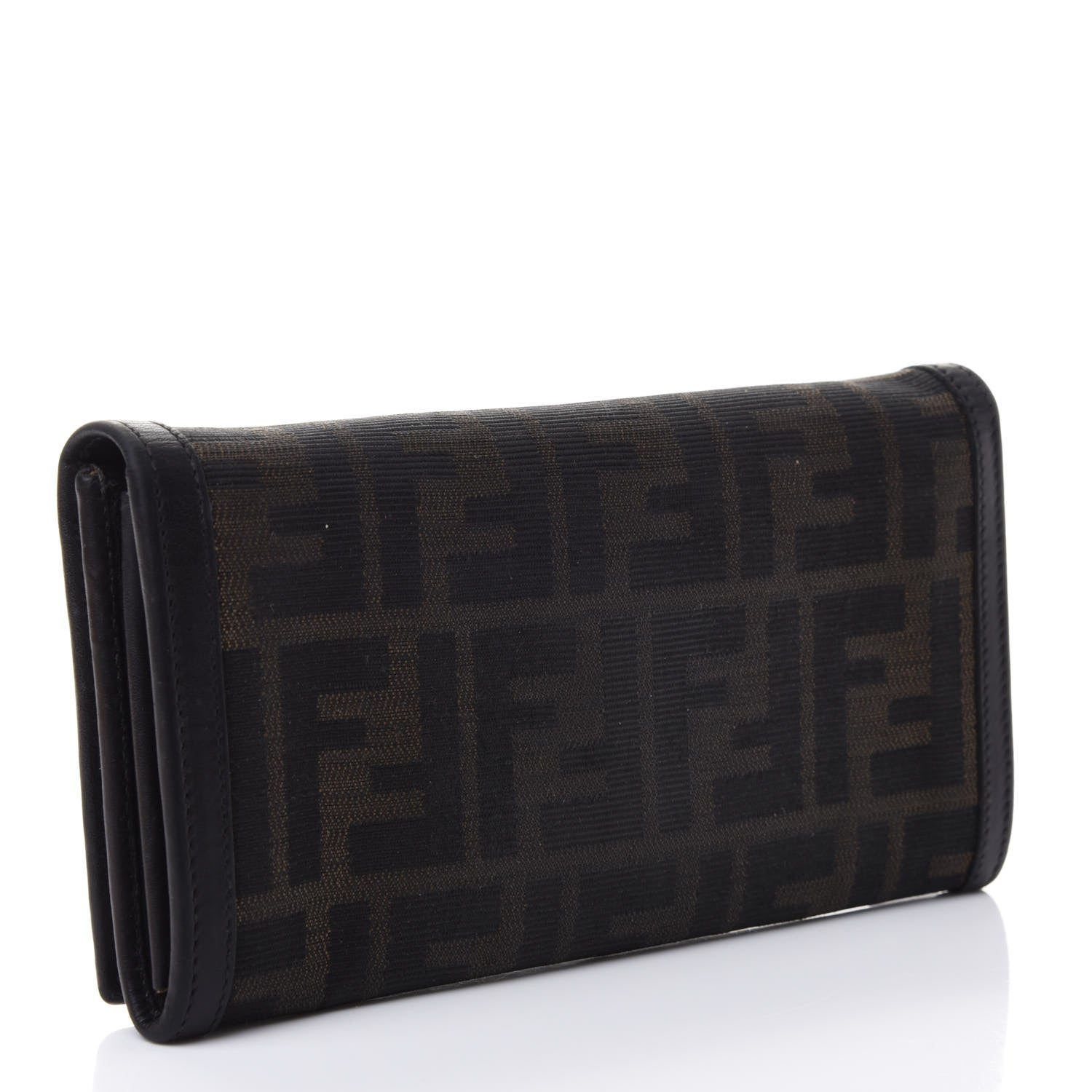 Fendi Zucca Continental Wallet Tobacco Moro 2 of 4