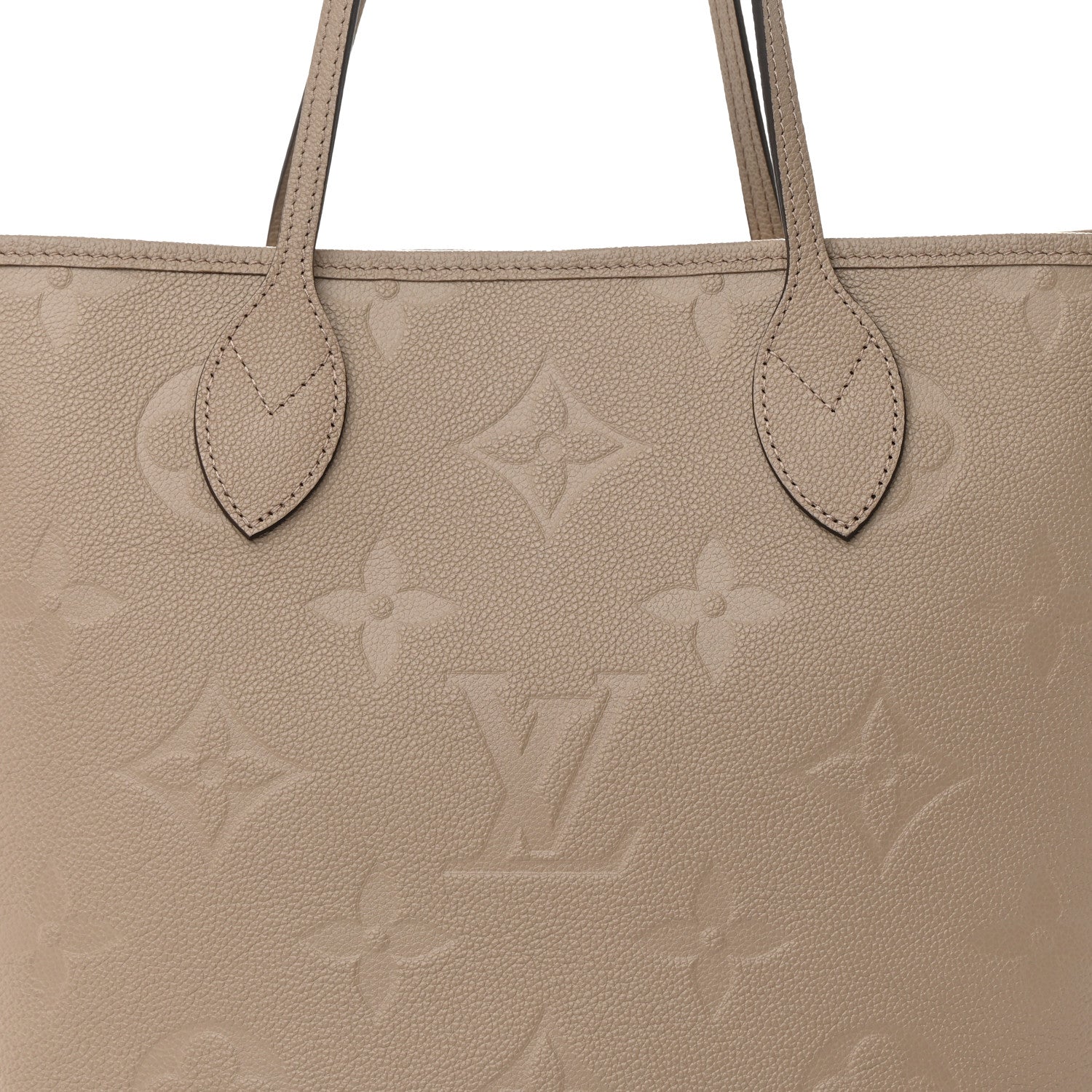 Louis Vuitton Empreinte Monogram Giant Neverfull MM Tourterelle 7 of 11