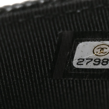 Chanel Caviar Quilted Flap Card Holder Wallet Black 8 of 8