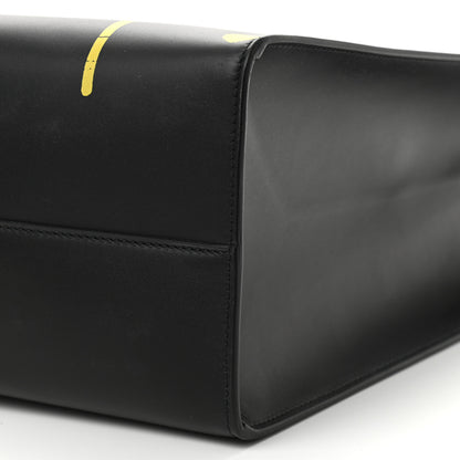 Gucci Calfskin GucciGhost Real Large XL Tote Black Yellow 9 of 9