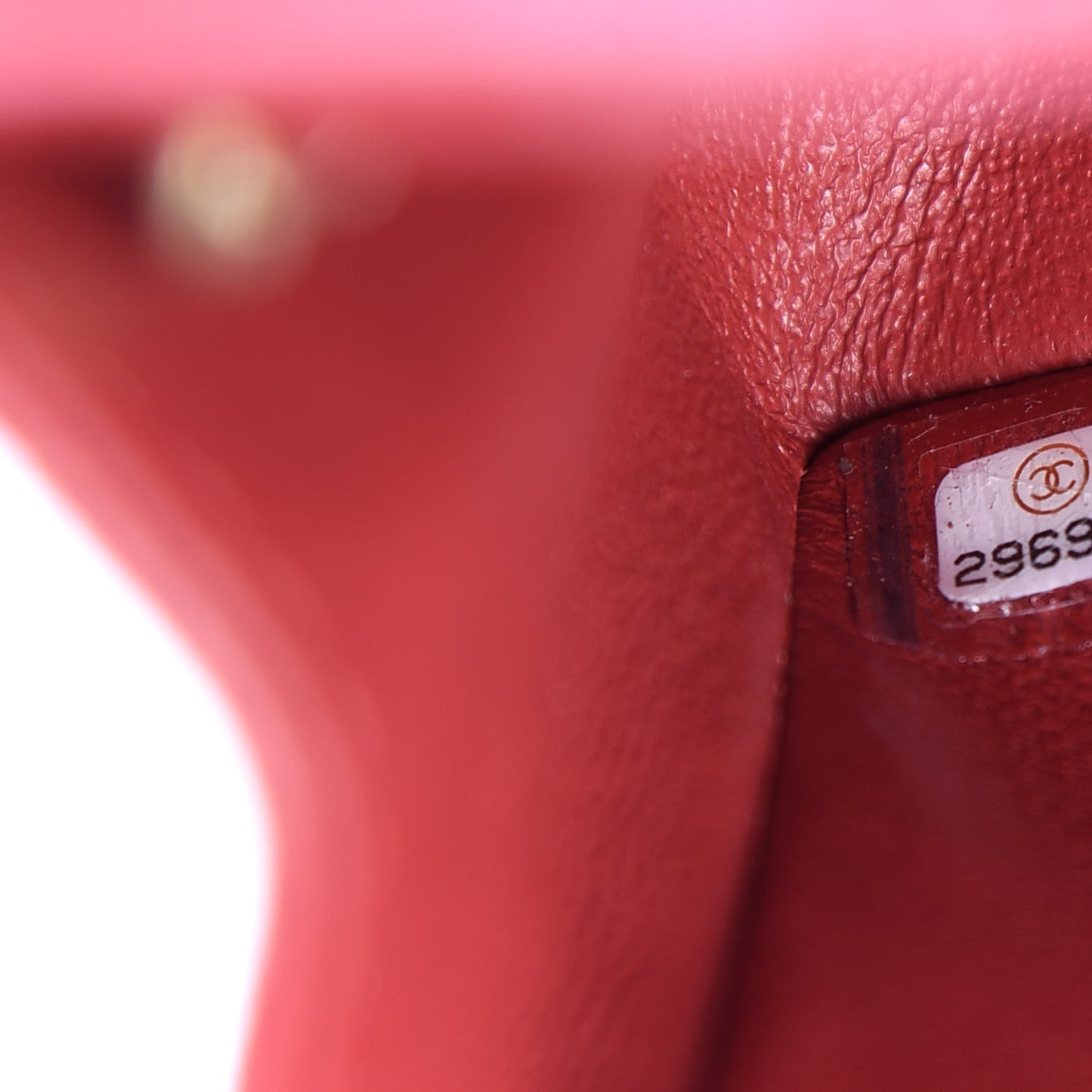 Aged Calfskin Quilted 2.55 Reissue Mini Flap Red