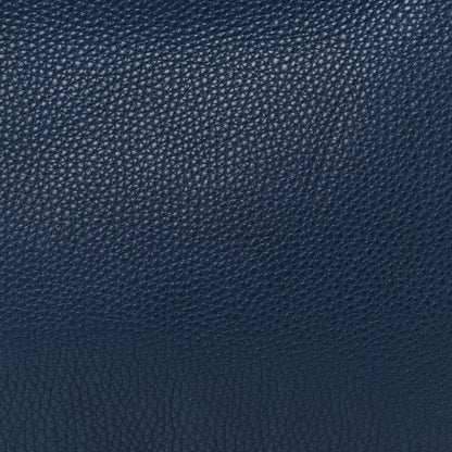 Fendi Cuoio Romano Selleria Large Peekaboo Iconic Fit Satchel Blue Marine 10 of 12