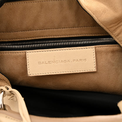 Balenciaga Suede Strike Hold Hobo Natural 7 of 15